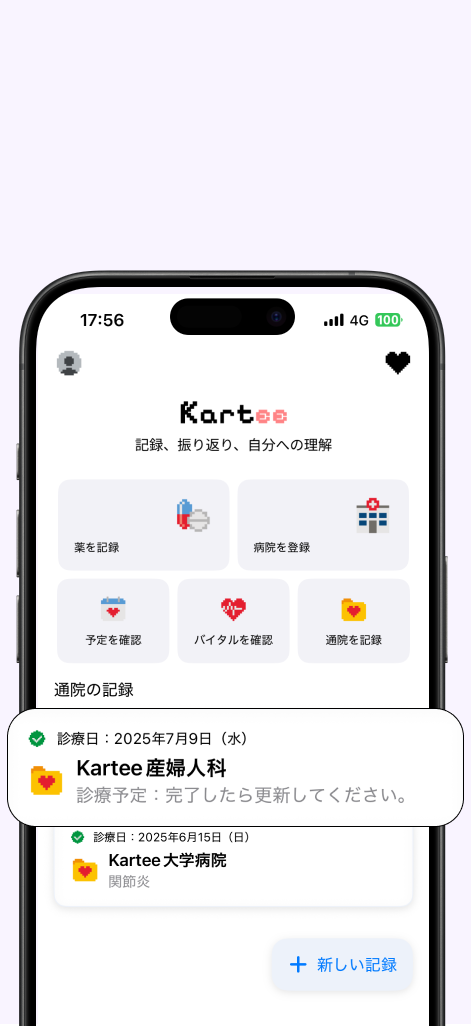 通院記録をわかりやすく